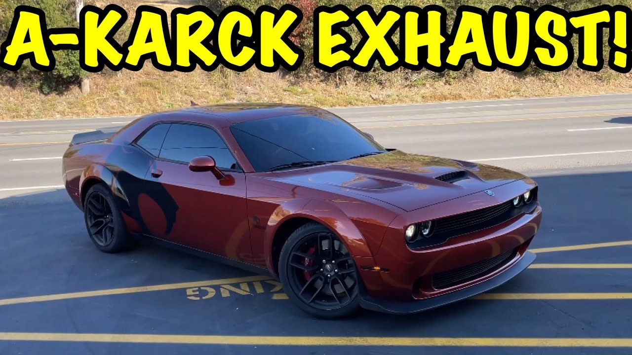 2021 Dodge Challenger Scat Pack 6.4L V8 w/ A-KARCK EXHAUST!