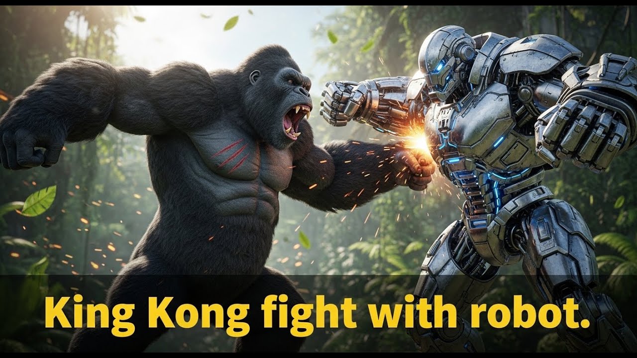 King Kong fight with a robot: Defending the Forest from Hunters