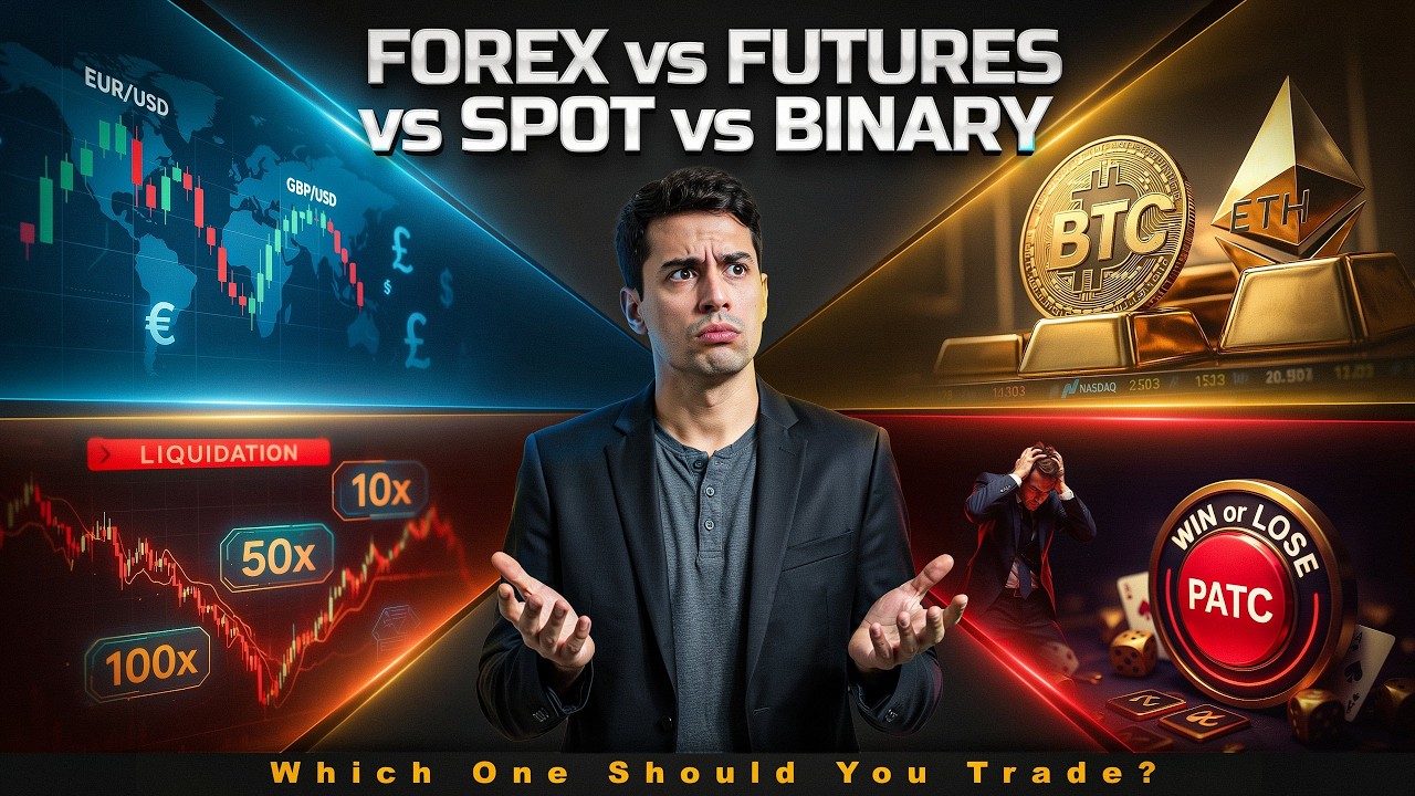 Trading Explained: Forex, Spot, Futures & Binary Options