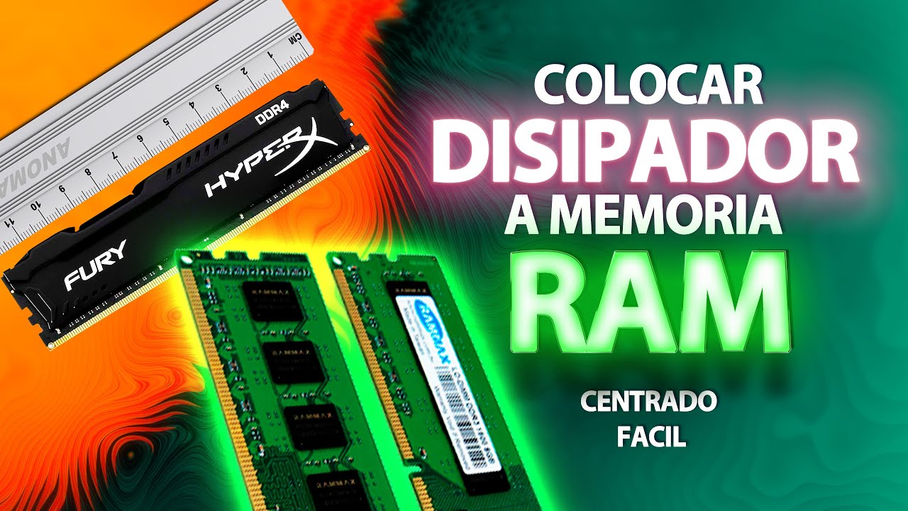 Como instalar disipador de Calor a Memoria Ram ( DISIPADOR DE CALOR Aliexpress )