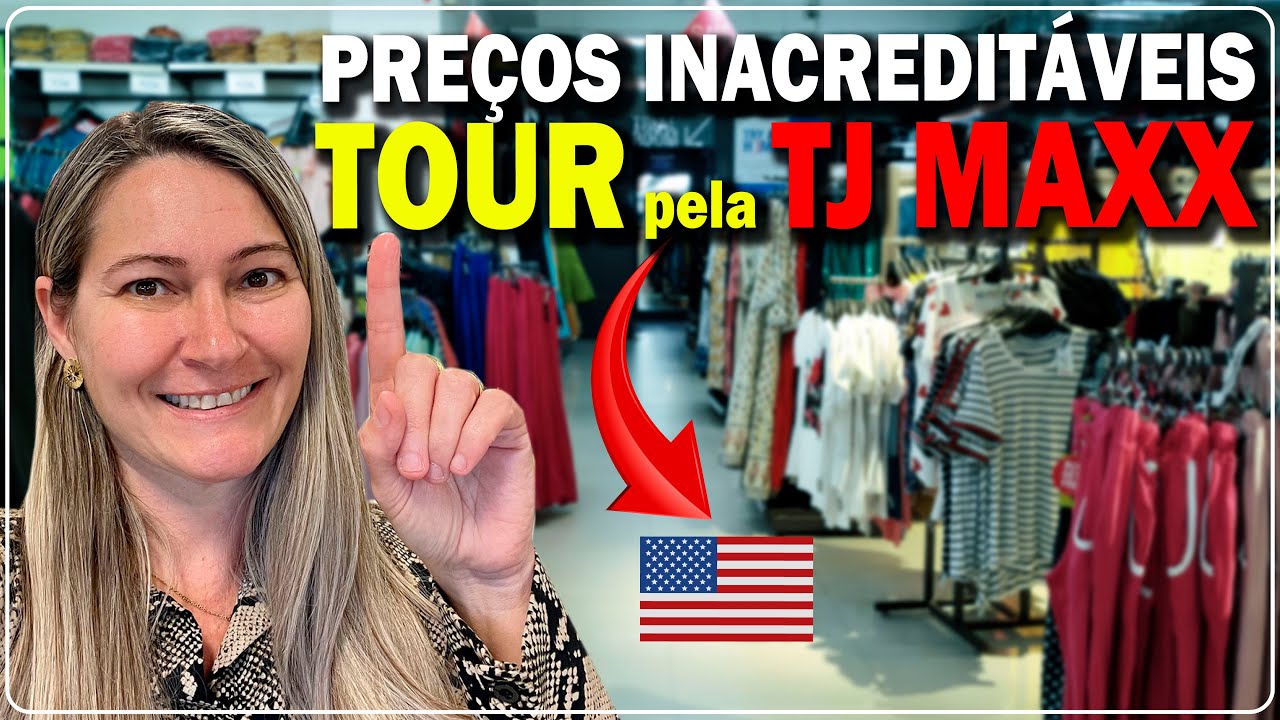 PREÇOS INACREDITÁVEIS na TJ MAXX ORLANDO 🔥 VEM COMIGO fazer COMPRAS 🛍