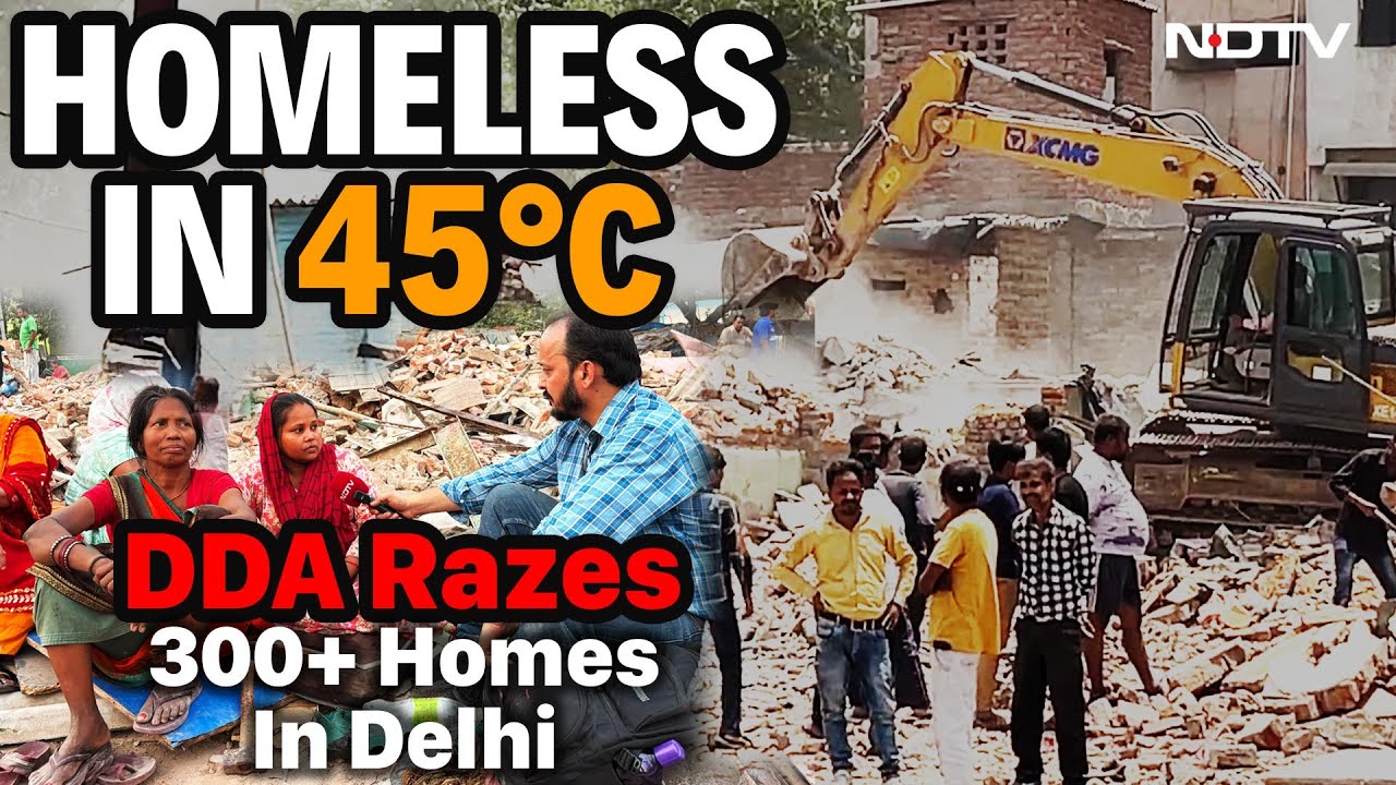 Delhi Slum Demolition | Slum Demolition Drive In Delhi's Govindpuri Leaves Hundreds Homeless