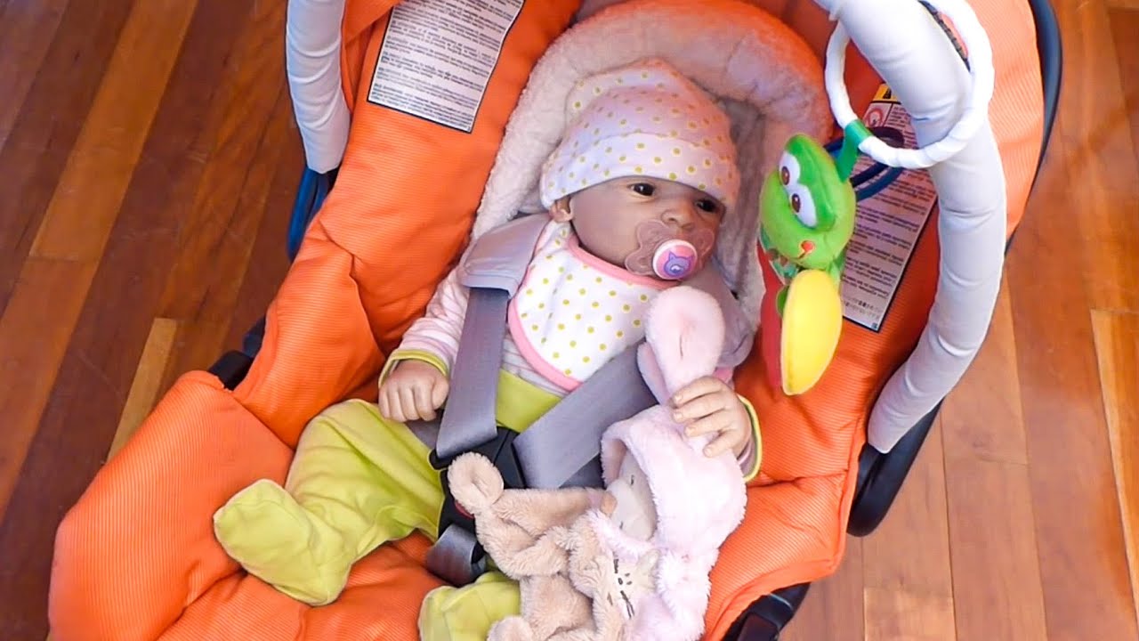 How to Make an AWAKE or ASLEEP REBORN Look Realistic in a CAR SEAT