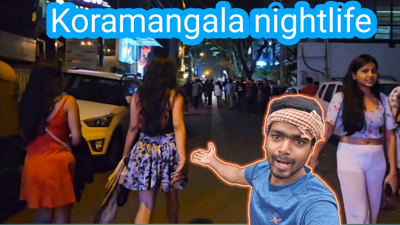 🌛Night life 1am in❤️&zwj;🔥Koramangala😍Bangalore #bangalore