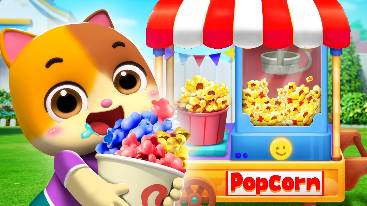 Rainbow Popcorn Song | Colors Song | Fun Sing Along Songs | Kids Song | Mimi and Daddy
