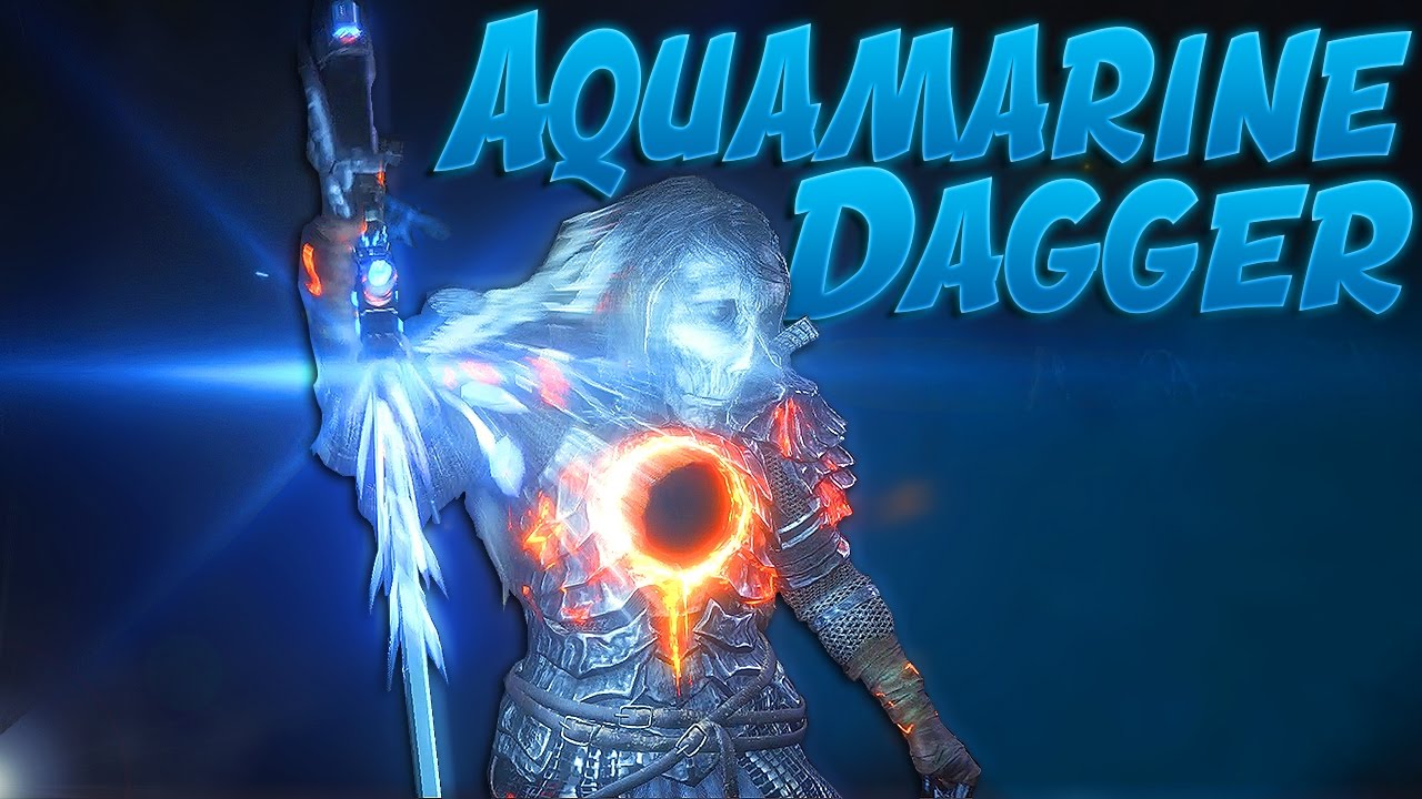 Dark Souls 3 DLC Weapons: Aquamarine Dagger - THE LIGHTSABER DAGGER (The Ringed City)