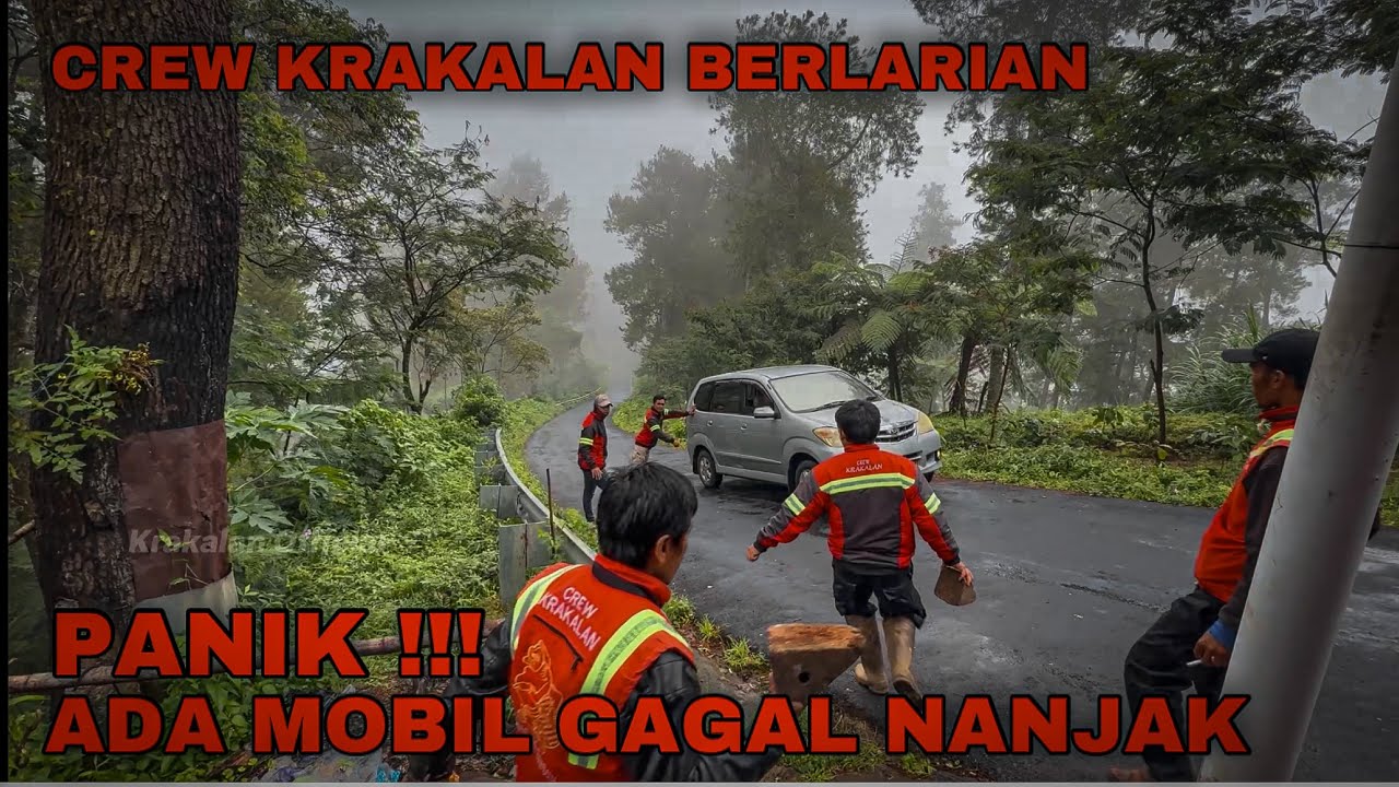 DETIK-DETIK MENEGANGKAN! Mobil GAGAL NANJAK!!Crew KRAKALAN Langsung Lari! @krakalanofficial 
