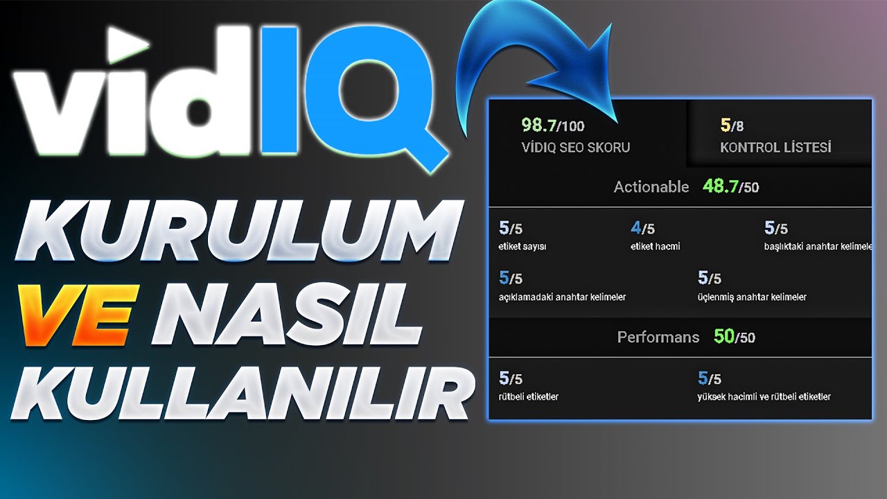 VidIQ Nasıl Kullanılır? | SEO Ayarları ve Youtube İzlenmenizi Arttırın