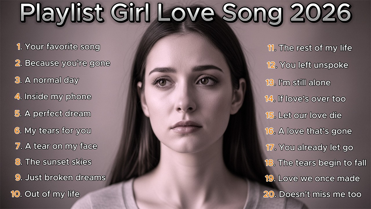 Playlist girl love song / Beautiful girl sad song / English girl sad love song