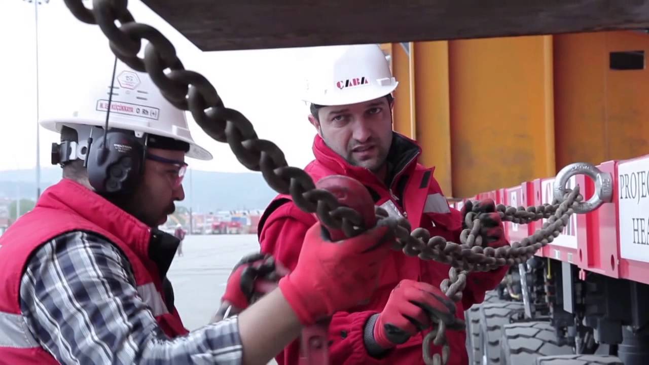 &Ccedil;ABA, 584,25tones Fractunator Transportation with SPMT