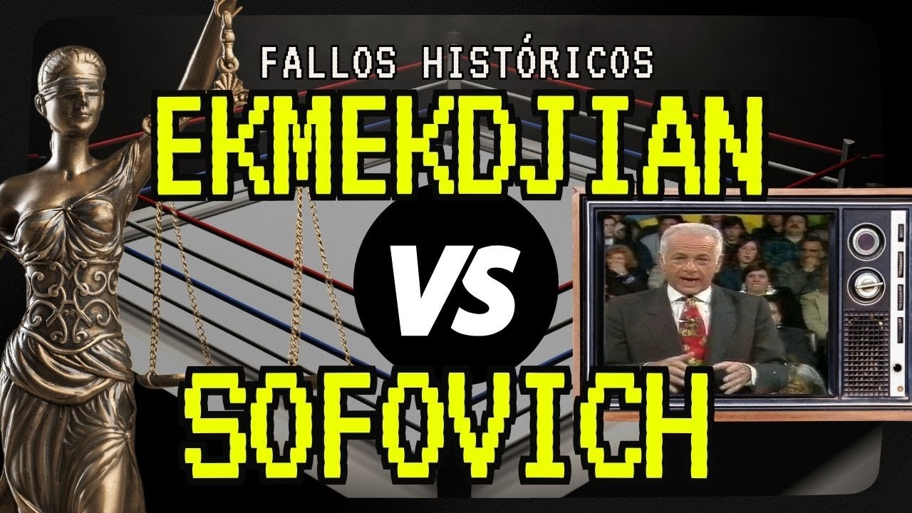 ⚖️ Ekmekdjian contra Sofovich 📺: 📜 El Fallo que Cambió el Derecho Argentino