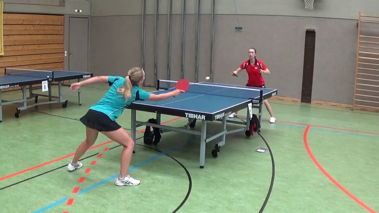 Stefanie Felbermeier vs Vanessa Bathelth CVJM Unterasbach Damen S   A Edeka Tischtennis Cup  2018082