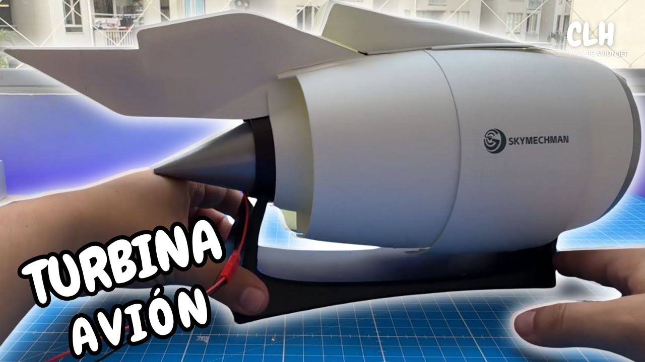 Ensamble de Una Turbina de Avión en Miniatura | Engine DIY