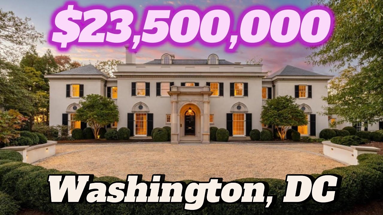 Inside a $23.5M Washington DC Mansion | Ultimate Luxury Real Estate Tour 2025