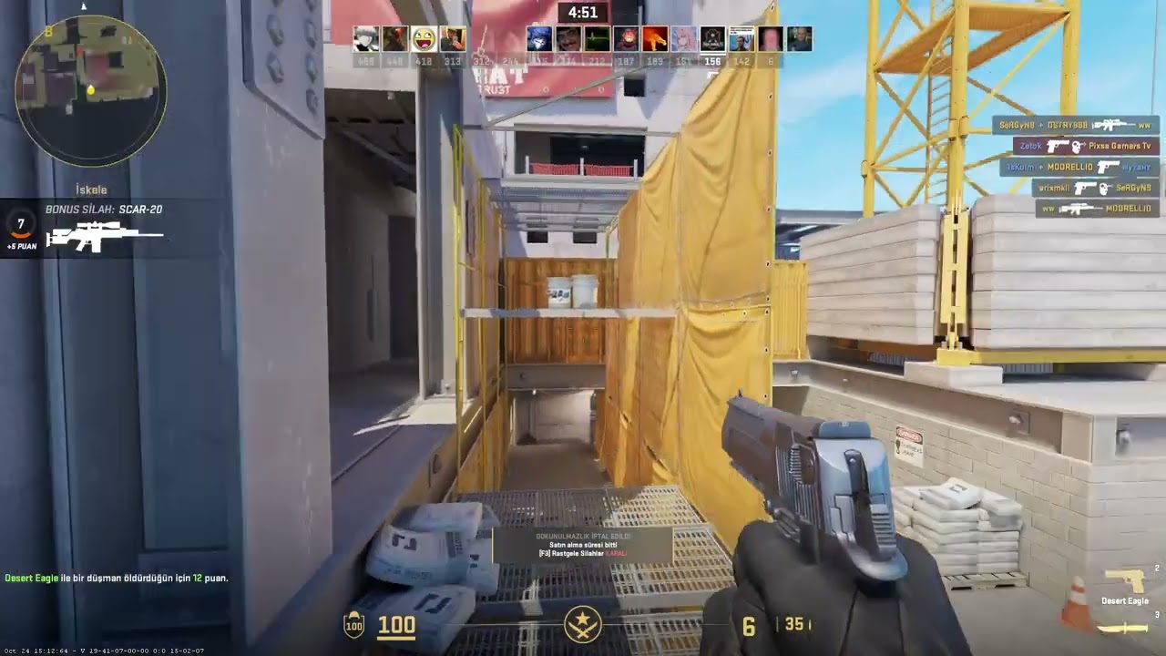 PART - 3 DEAGLE İLE ÜST ÜSTE KAÇ KİL ALMIŞIMDIR :)