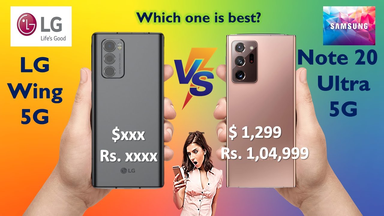LG Wing vs Samsung Galaxy Note 20 Ultra || Full Comparison ⚡ Which is Best?