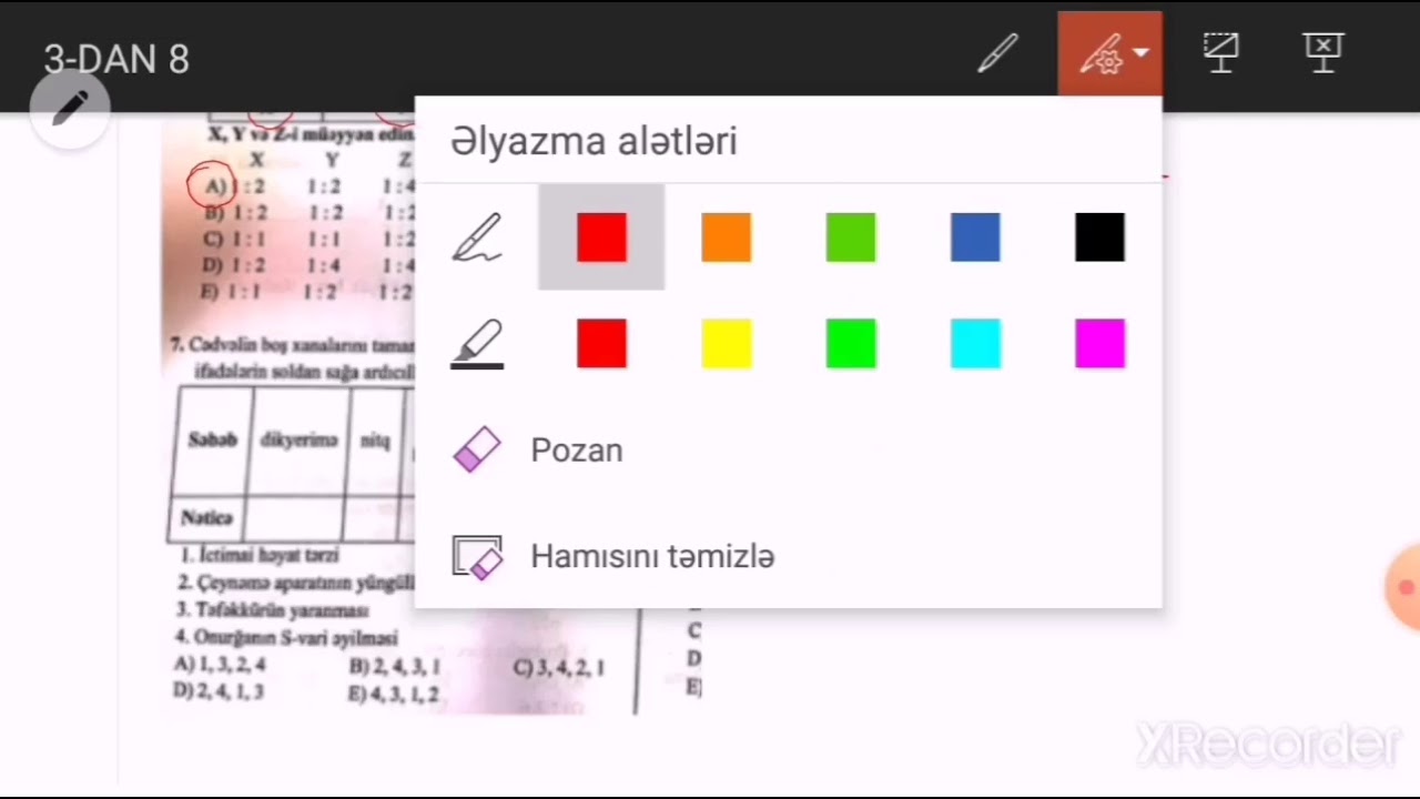 Abituriyent 1 /2021 jurnalındakı biologiya suallarının izahı və həlli