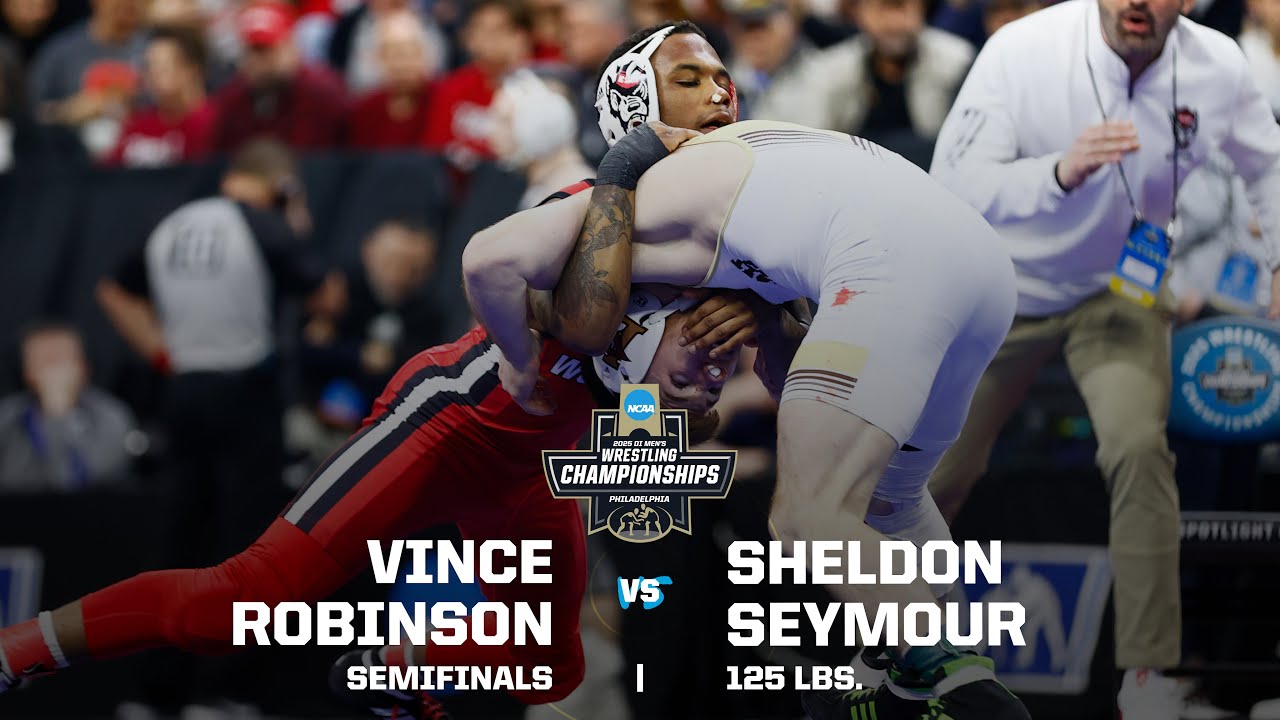 Vince Robinson vs. Sheldon Seymour: 2025 NCAA wrestling semifinal (125 pounds)