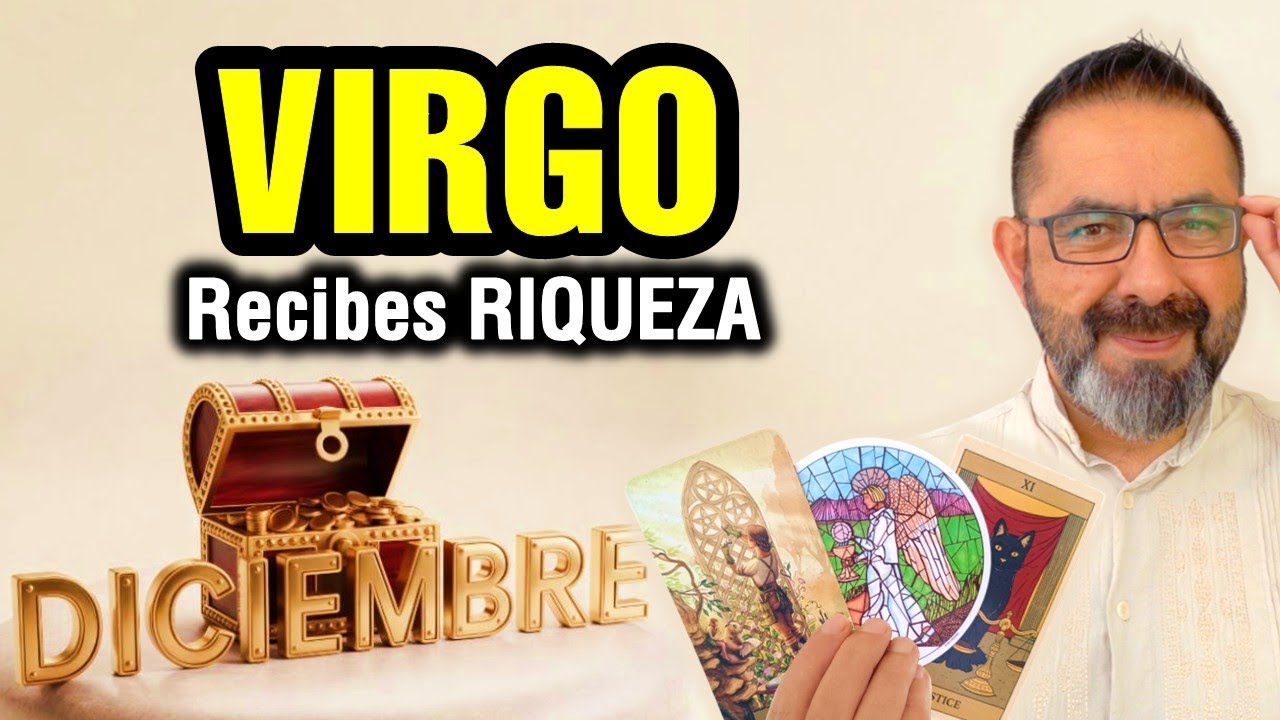 Virgo ♍️ Diciembre es DINERO. 3 noticias MILLONARIAS 🔮 TAROT mensual de riqueza