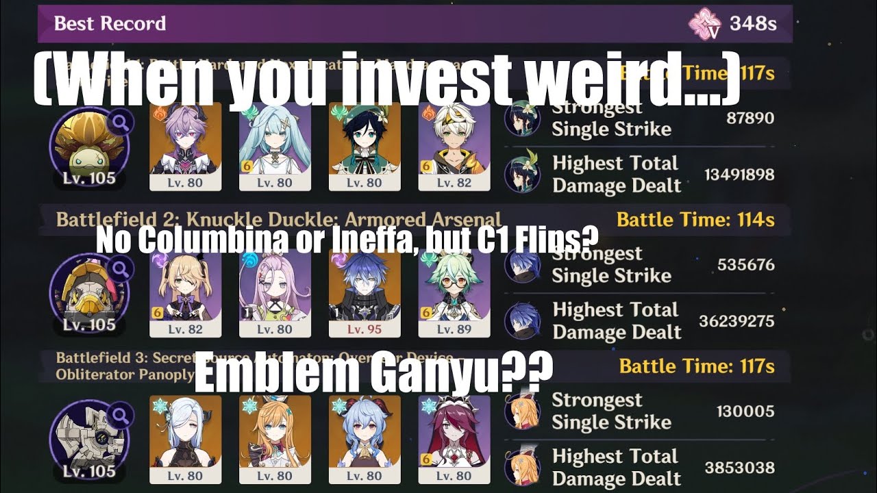 Fearless Stygian Onslaught 6.4/Luna V — Venti, Flins C1, Burst Ganyu