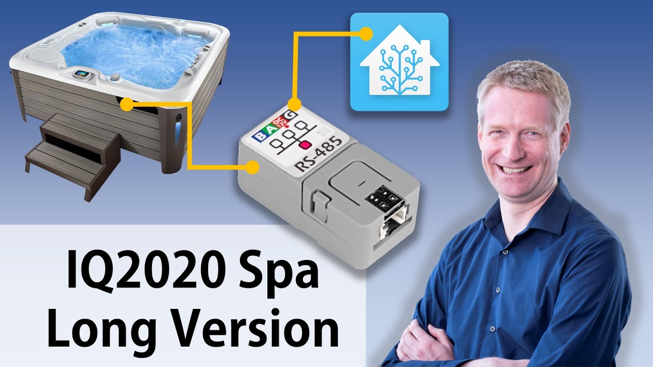 IQ2020 Hot Tub connected to Home Assistant - Long Version
