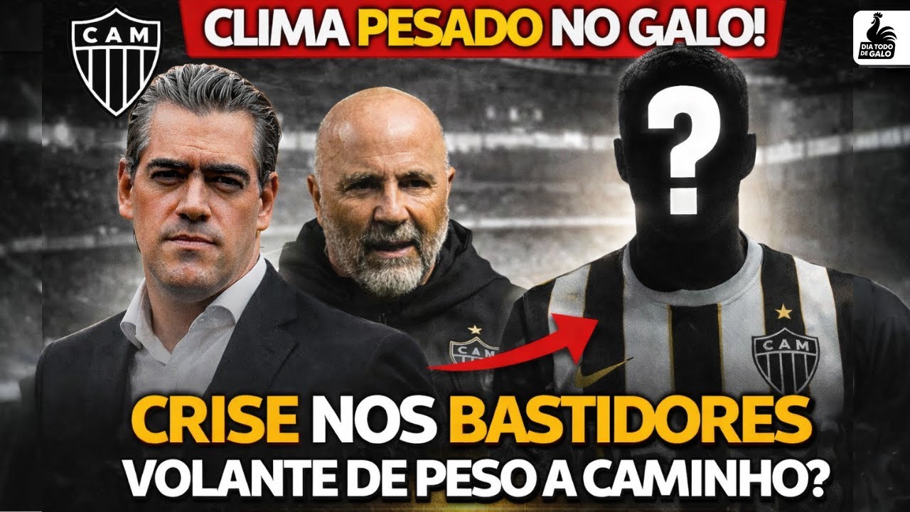 CLIMA PESADO NO GALO! SAMPAOLI BATE DE FRENTE COM DIRETORIA E VOLANTE DE PESO PODE CHEGAR