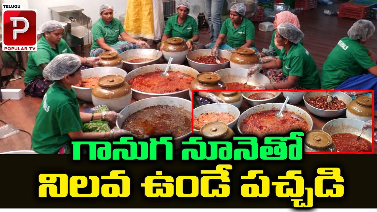 గానుగ నూనెతో నిలవ ఉండే పచ్చడి..| Ganuga Oil Pickles | Gramee Naturals Store | Telugu Popular TV