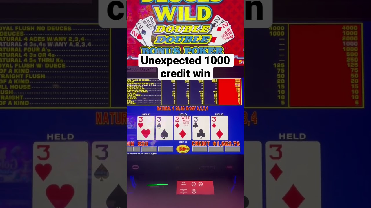 Hardly ever play Deuces wild bonus poker.. nice hit