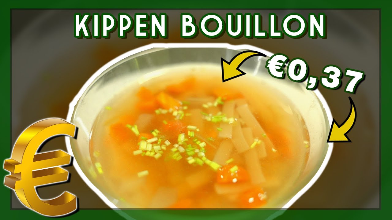 DE GROTE INFLATIE BUDGET KOOKSHOW #5  KIPPEN BOUILLON! | EtenmetNick |