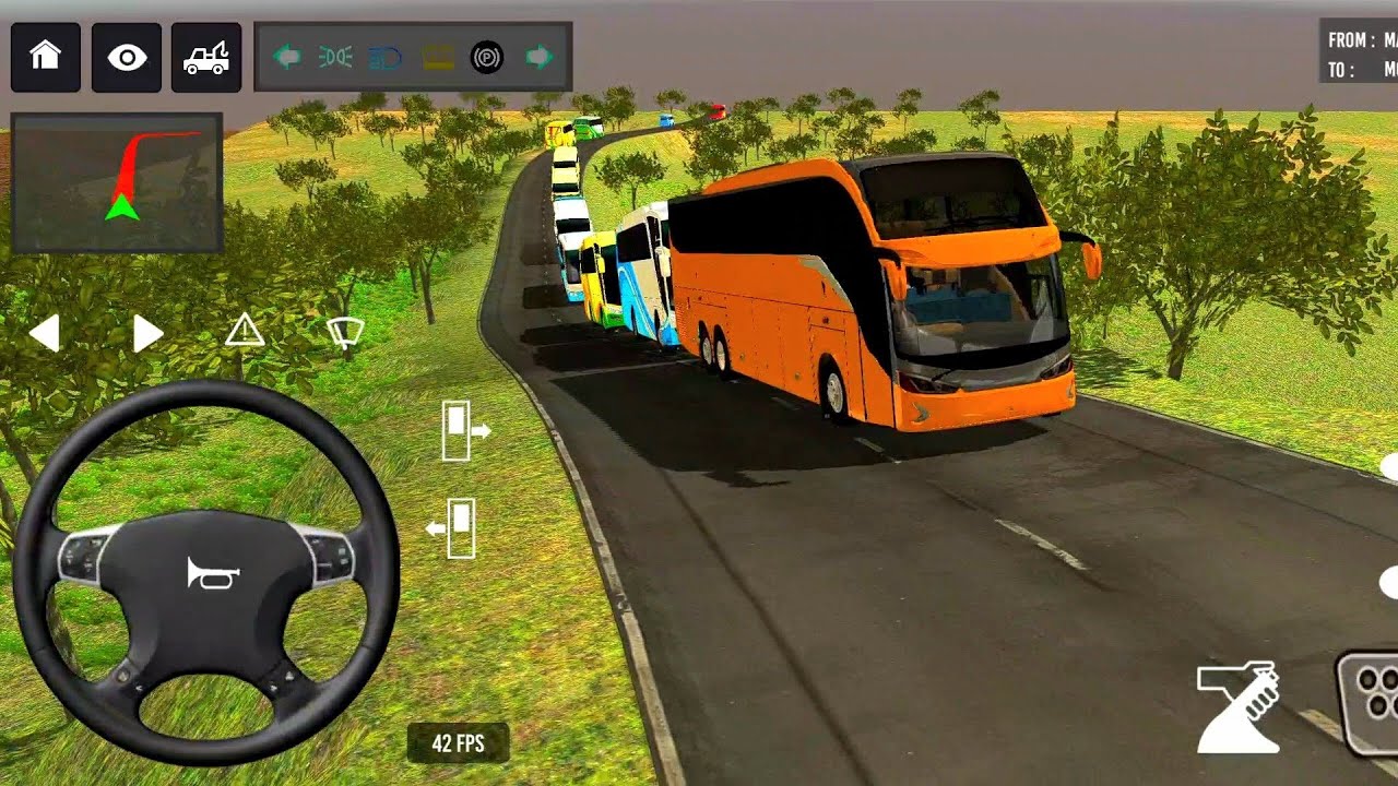 New Euro Coach Bus Driving 🚌😍 | Coach Bus Simulator Part 1 | Android Gameplay