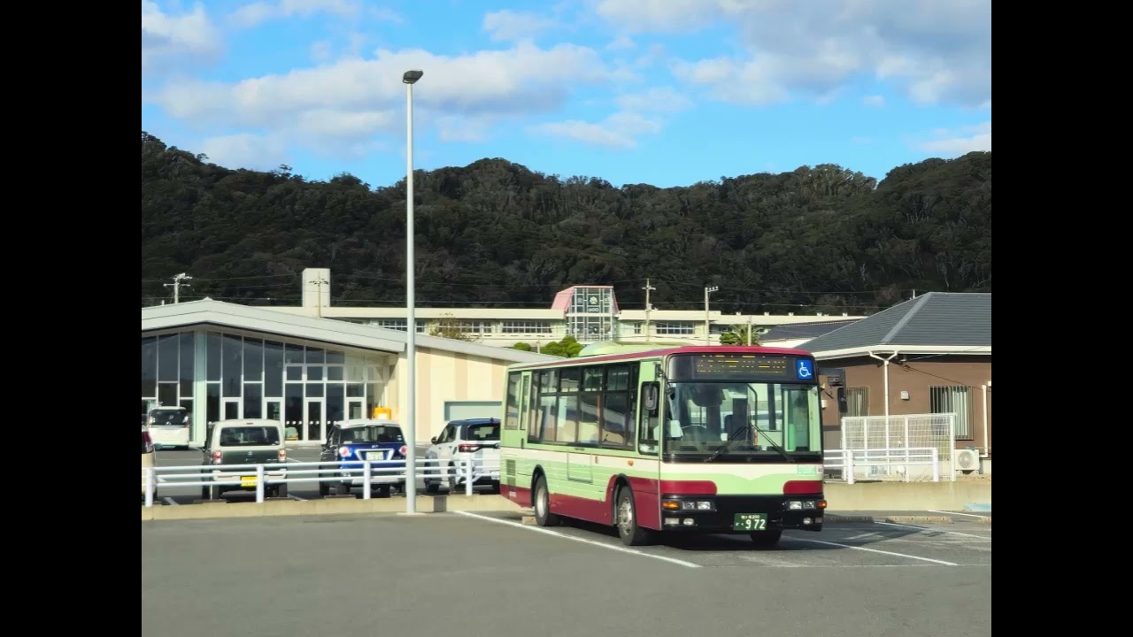 三菱ふそう エアロミディ TKG-MK27FH 日東交通 館山営業所  袖ヶ浦200 か ･9 72 白浜千倉館山線 館山駅→ 安房白浜駅 [バス]