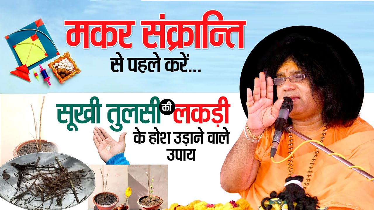 मकर संक्रान्ति से पहले करें...सूखी तुलसी की लकड़ी के होश उड़ाने वाले उपाय | Shri Kaushik Ji Maharaj