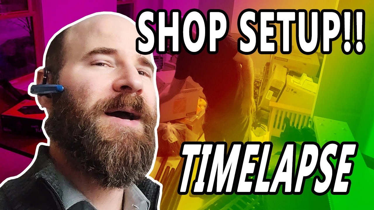 Setting up the New Shop Timelapse - 1000 Subscriber Special