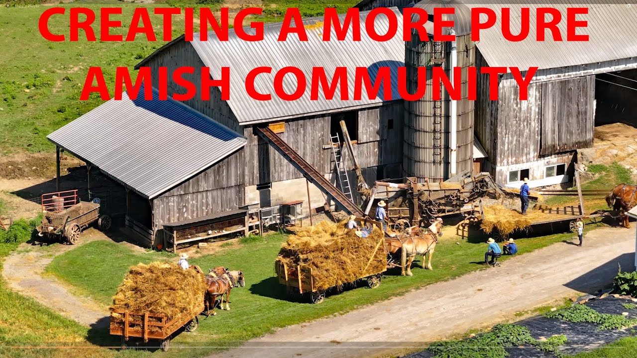 Their Goal to Establish a MORE PURE AMISH COMMUNITY--From Ohio's Geauga County to West Central. PA