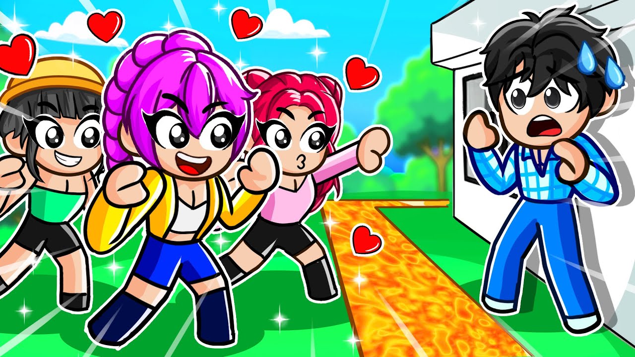 HUNTRIX CRAZY FAN GIRLS VS SECURITY HOUSE IN ROBLOX?!