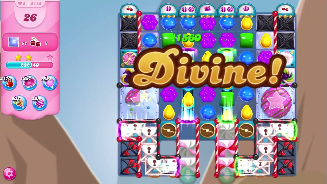 Candy Crush Saga Level 9110 NO BOOSTERS