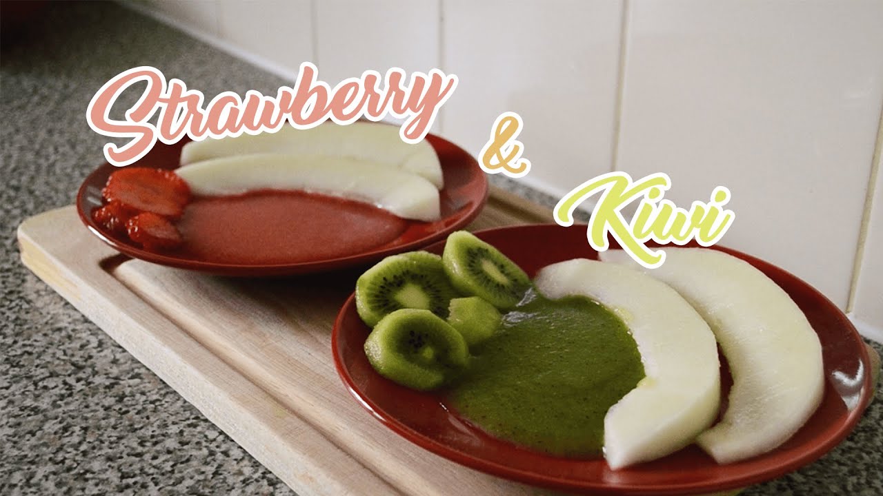 Melon with Kiwi & Strawberry Sauce (A SIMPLE & EASY Starter to Make)