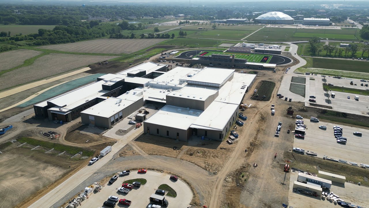 Cedar Falls High School Construction - June 2023