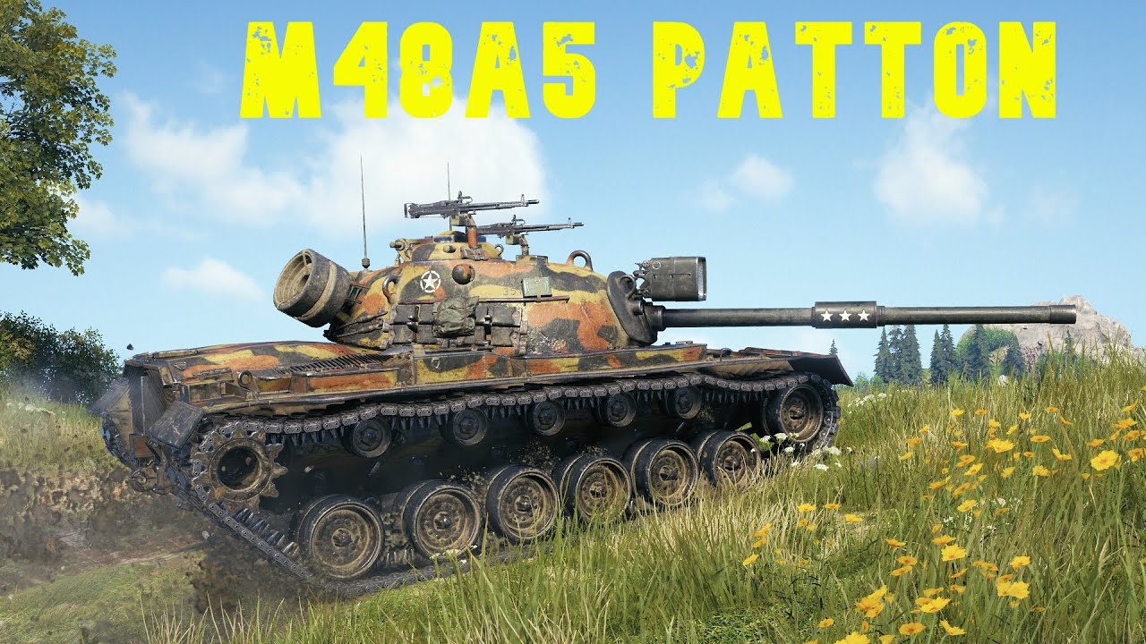 World of Tanks M48A5 Patton - Against Tier 8 Tanks, I Become a Monster!