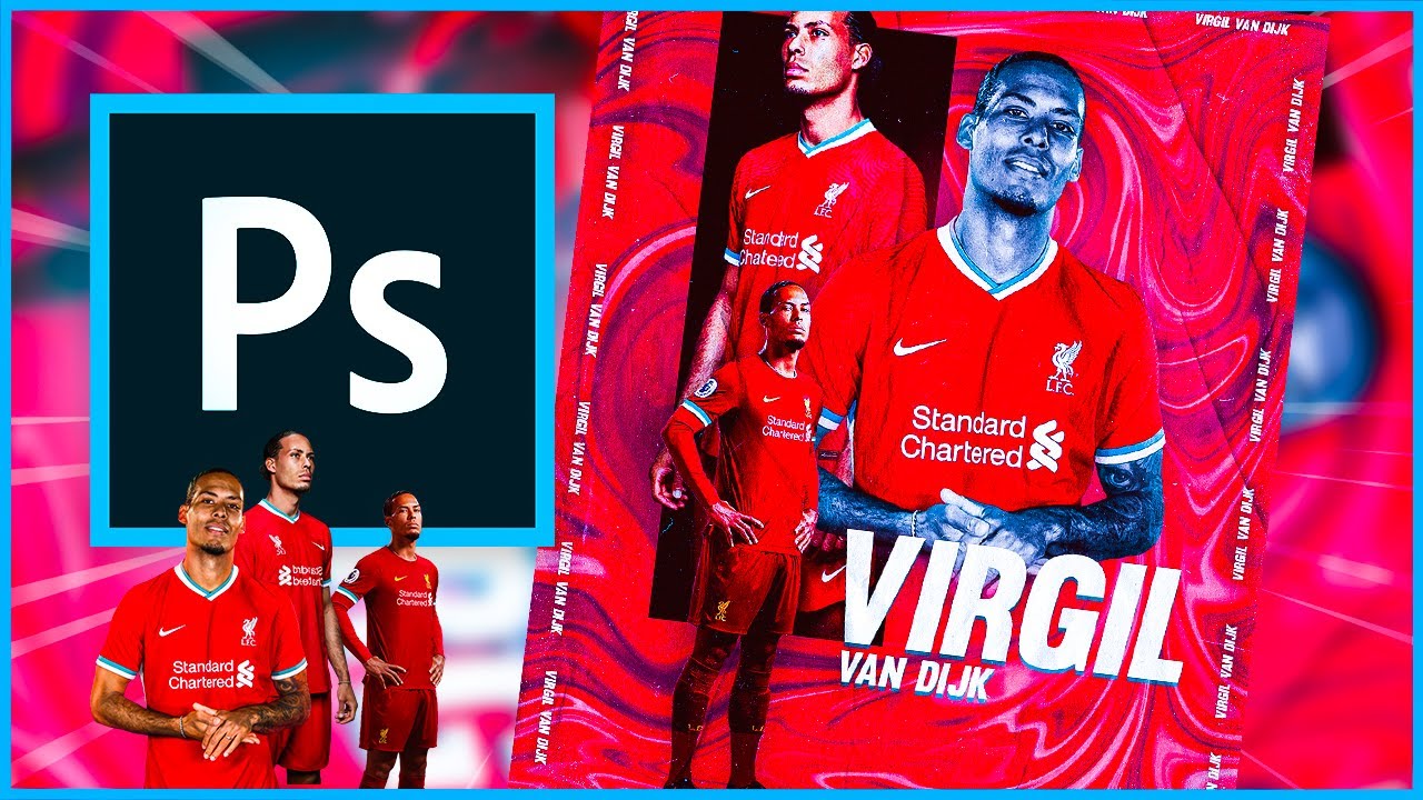 How to Make a Van Dijk Poster (PHOTOSHOP 2021)