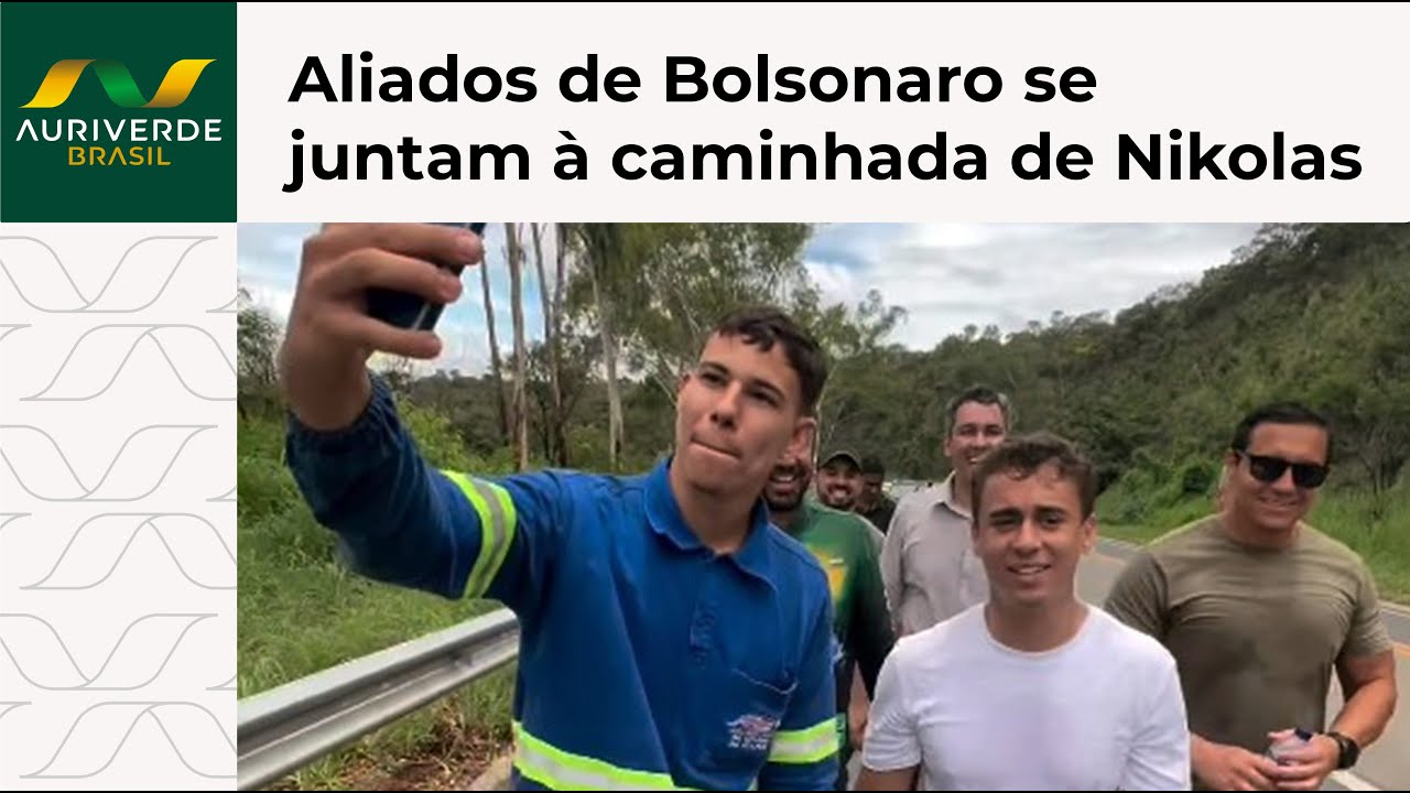 Nikolas anuncia caminhada em manifesto às prisões do 8/1 e de Bolsonaro