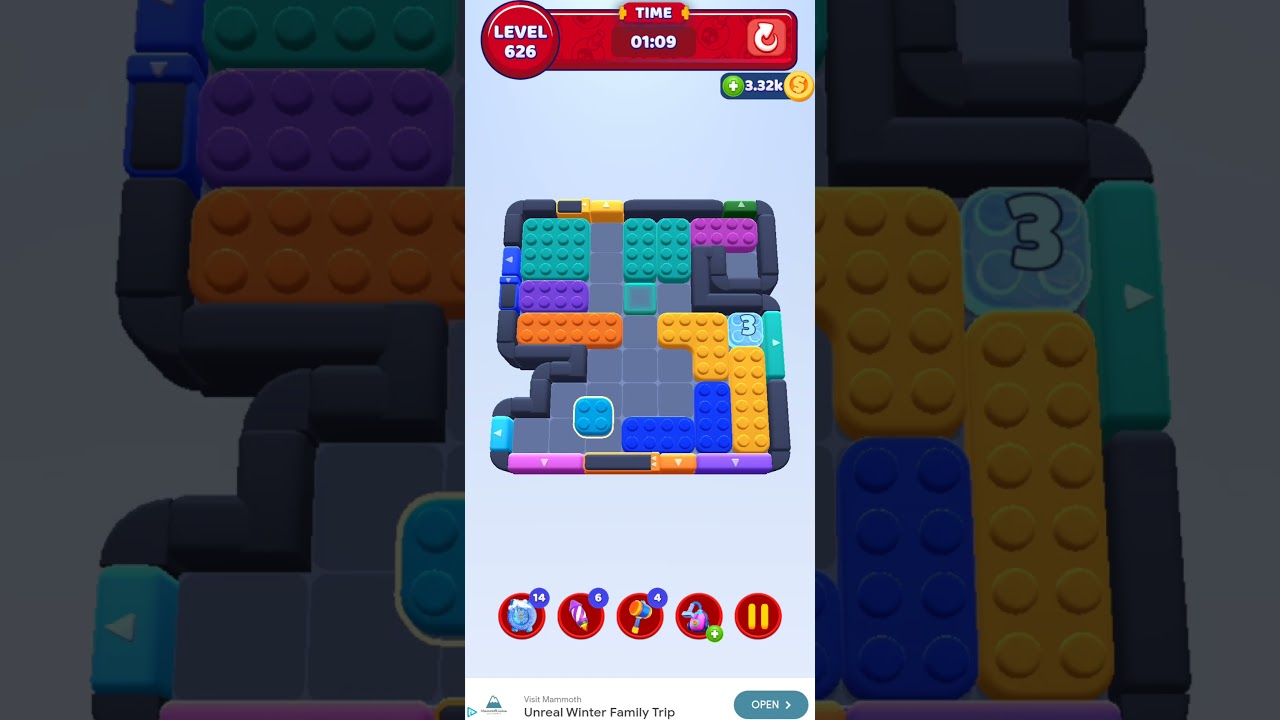 Color Block Jam Level 626 #colorblockjamgame #games #gaming #gameplay