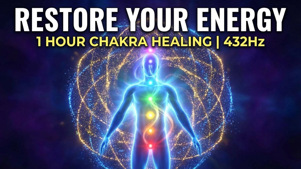 Restore Your Energy | 1 Hour of Minutes of 432Hz Chakra Healing & Presence #relaxingmusic #yoga