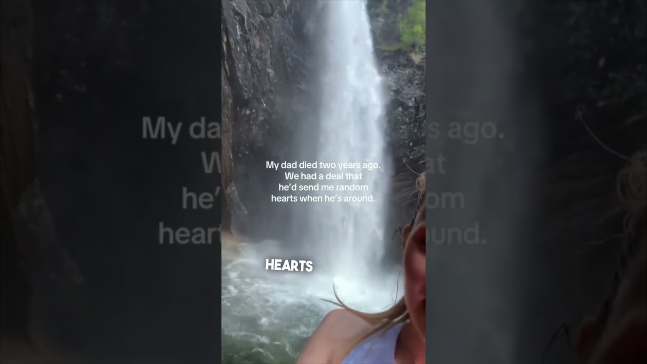 Her dad who died is always sending her messages ❤️