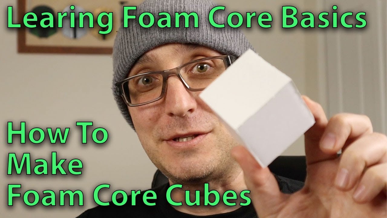 Foam Core Basics  -  Making Cubes