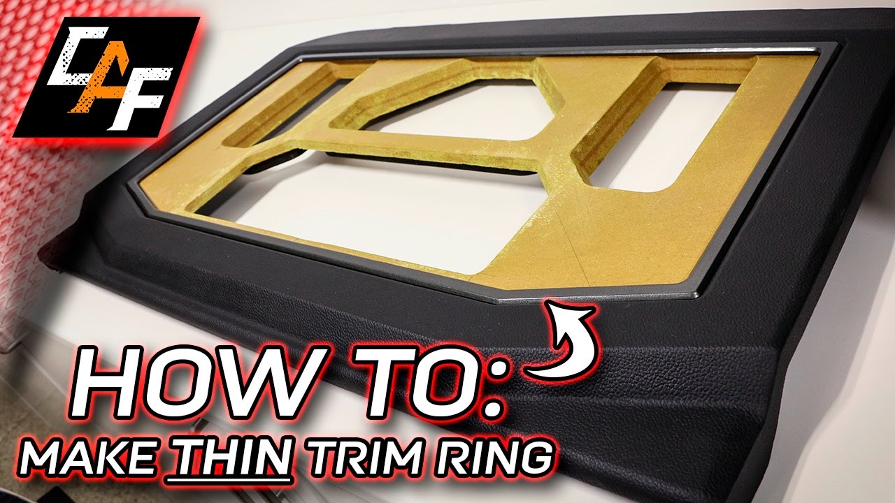 HOW SO THIN!? - Amp Rack Trim Ring - CarAudioFabrication