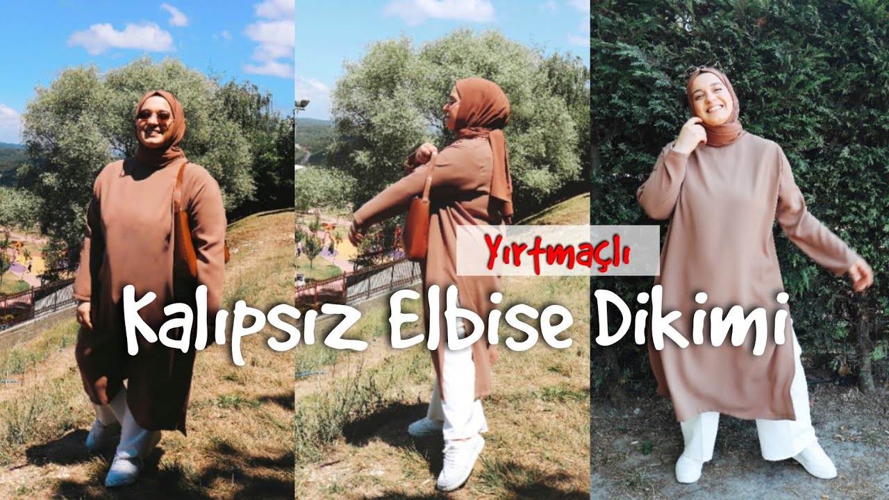 Kalıpsız Elbise Dikimi (Tunik Dikimi ) | SONU SOHBETLİ | Dikiş Vlog