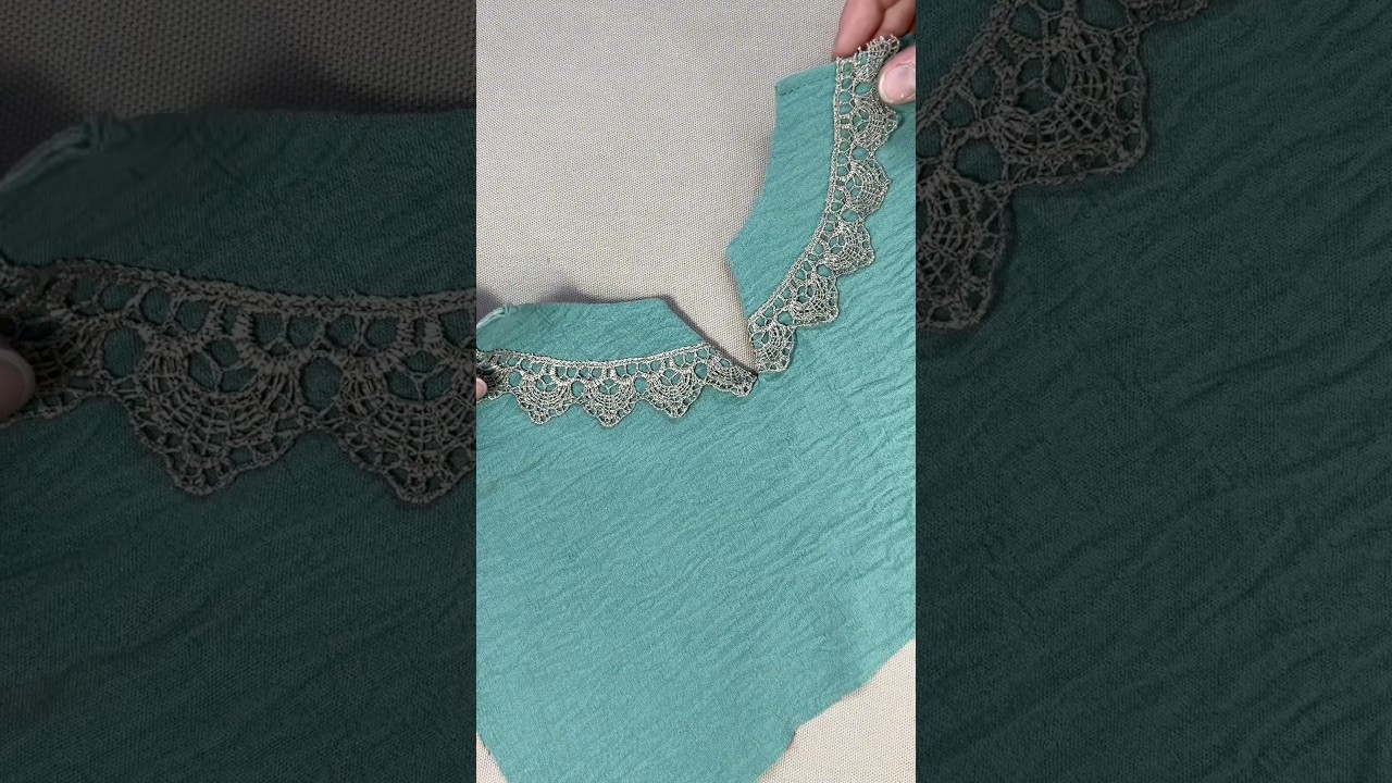 Sew a beautiful and simple neckline #sewing