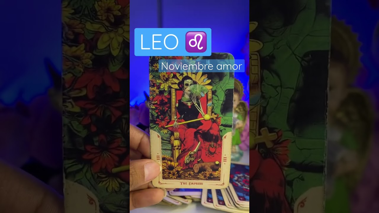 LEO ♌️ CON QUIEN ESTARAS EN NOVIEMBRE? #leo #leotarot #tarot #shorts