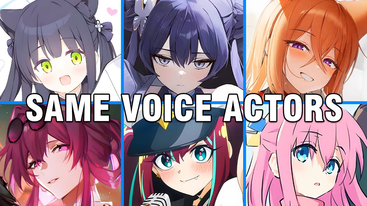 Blue Archive All Shanhaijing School Characters Japanese Dub Voice Actors Seiyuu Same Anime Character